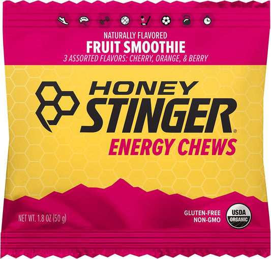HONEY STINGER, ORGANIC ENERGY CHEWS, FRUIT SMOOTHIE