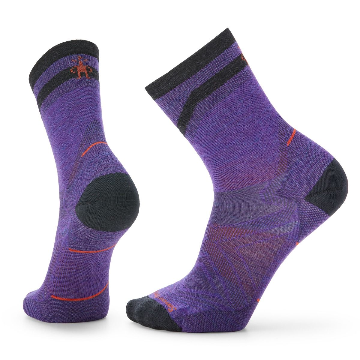Chaussettes Run Zero Cushion Mid Crew Pattern
